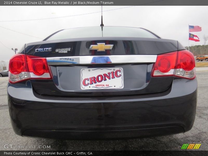 Blue Ray Metallic / Jet Black/Medium Titanium 2014 Chevrolet Cruze LS