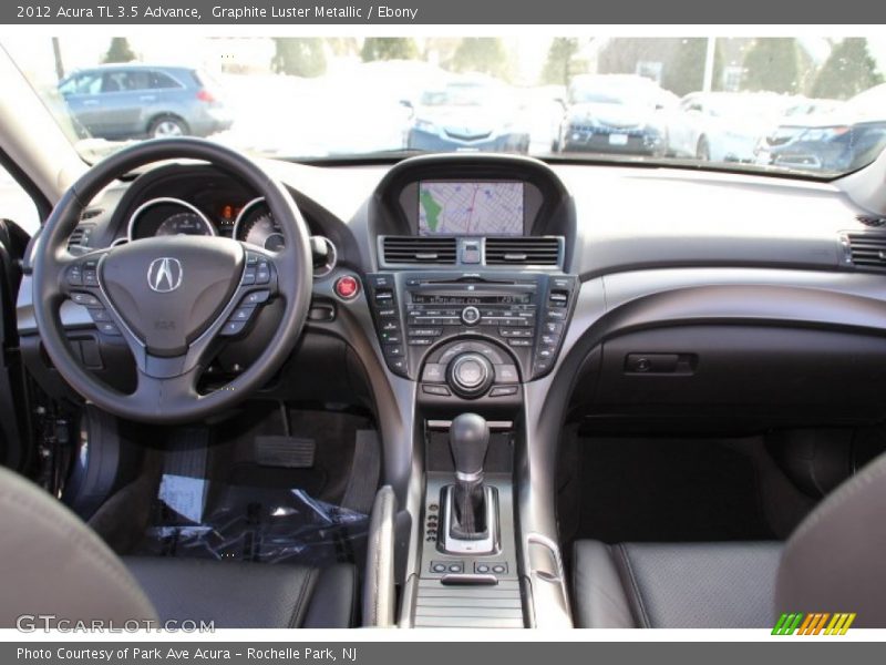 Graphite Luster Metallic / Ebony 2012 Acura TL 3.5 Advance