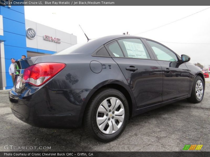 Blue Ray Metallic / Jet Black/Medium Titanium 2014 Chevrolet Cruze LS