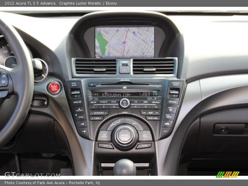 Graphite Luster Metallic / Ebony 2012 Acura TL 3.5 Advance