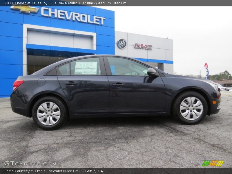 Blue Ray Metallic / Jet Black/Medium Titanium 2014 Chevrolet Cruze LS
