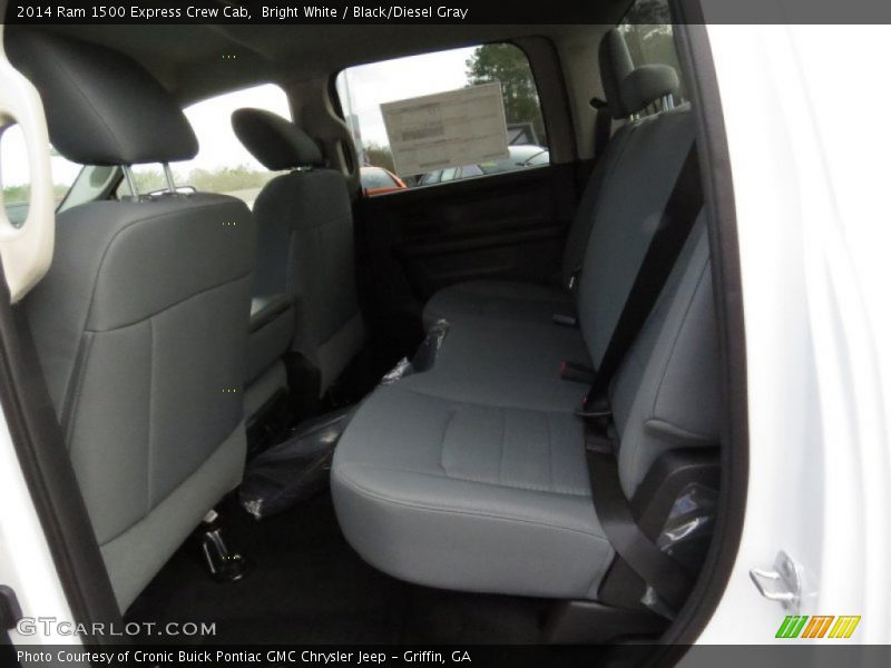 Bright White / Black/Diesel Gray 2014 Ram 1500 Express Crew Cab