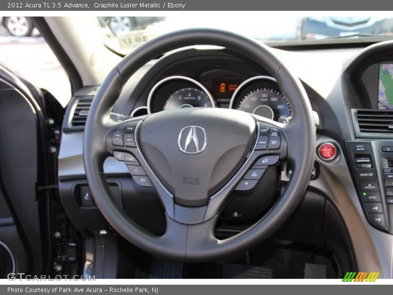 Graphite Luster Metallic / Ebony 2012 Acura TL 3.5 Advance