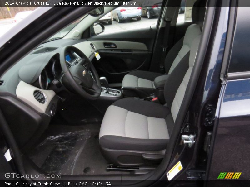 Blue Ray Metallic / Jet Black/Medium Titanium 2014 Chevrolet Cruze LS