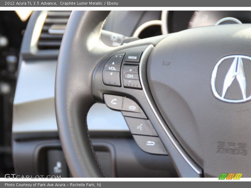 Graphite Luster Metallic / Ebony 2012 Acura TL 3.5 Advance