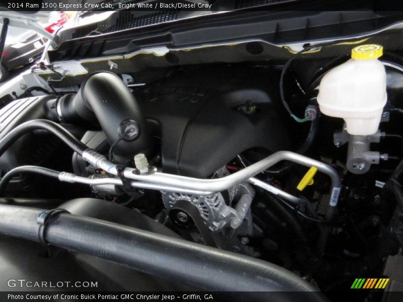 Bright White / Black/Diesel Gray 2014 Ram 1500 Express Crew Cab