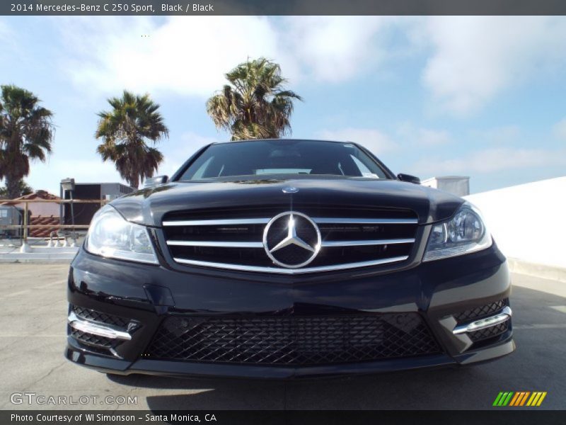 Black / Black 2014 Mercedes-Benz C 250 Sport
