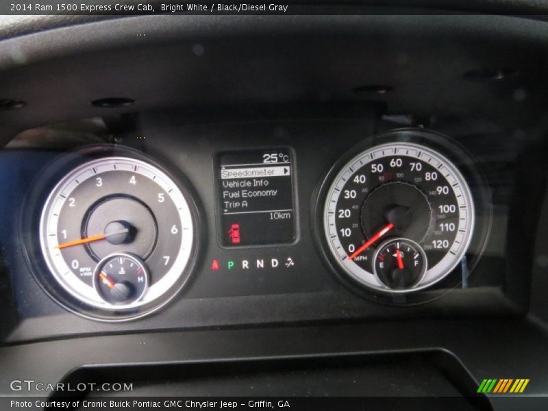 Bright White / Black/Diesel Gray 2014 Ram 1500 Express Crew Cab