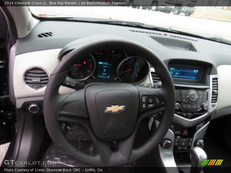 Blue Ray Metallic / Jet Black/Medium Titanium 2014 Chevrolet Cruze LS