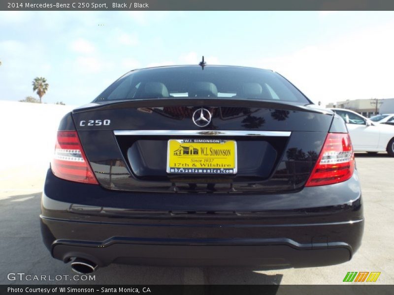 Black / Black 2014 Mercedes-Benz C 250 Sport