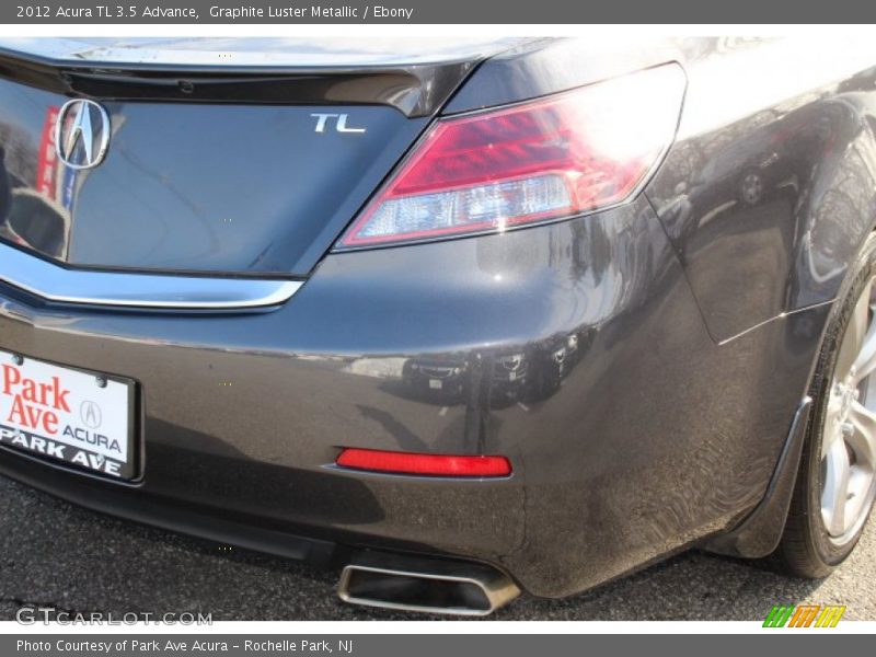 Graphite Luster Metallic / Ebony 2012 Acura TL 3.5 Advance