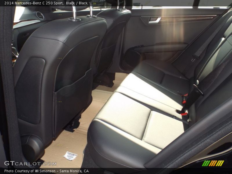 Black / Black 2014 Mercedes-Benz C 250 Sport
