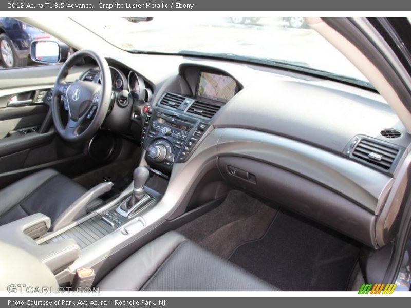 Graphite Luster Metallic / Ebony 2012 Acura TL 3.5 Advance