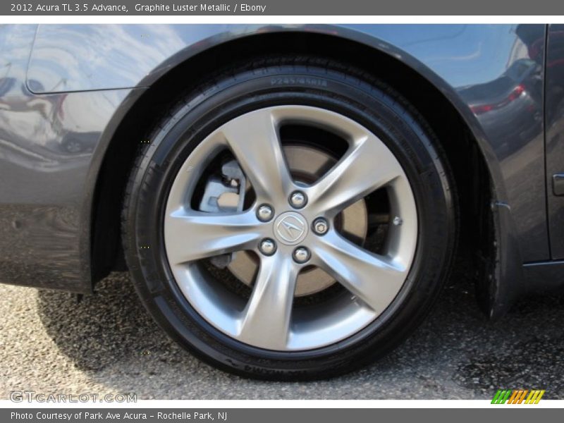 Graphite Luster Metallic / Ebony 2012 Acura TL 3.5 Advance