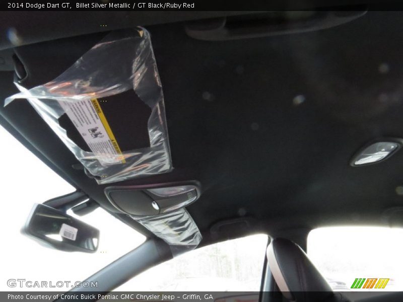 Billet Silver Metallic / GT Black/Ruby Red 2014 Dodge Dart GT