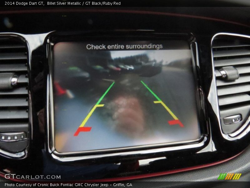 Billet Silver Metallic / GT Black/Ruby Red 2014 Dodge Dart GT