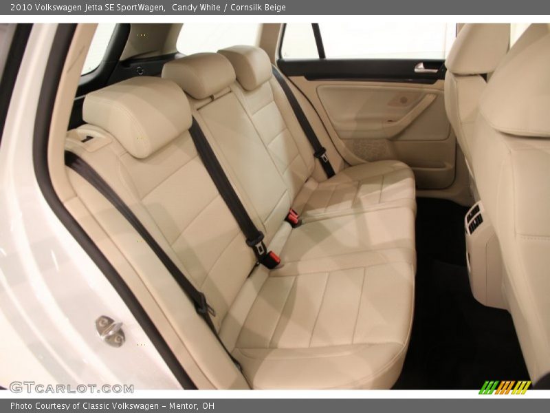 Rear Seat of 2010 Jetta SE SportWagen