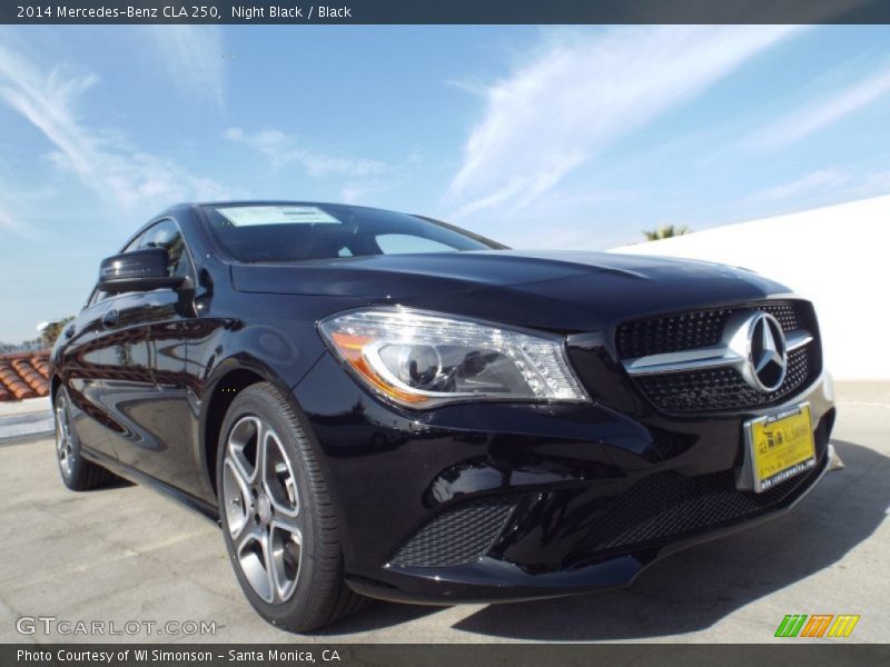 Night Black / Black 2014 Mercedes-Benz CLA 250