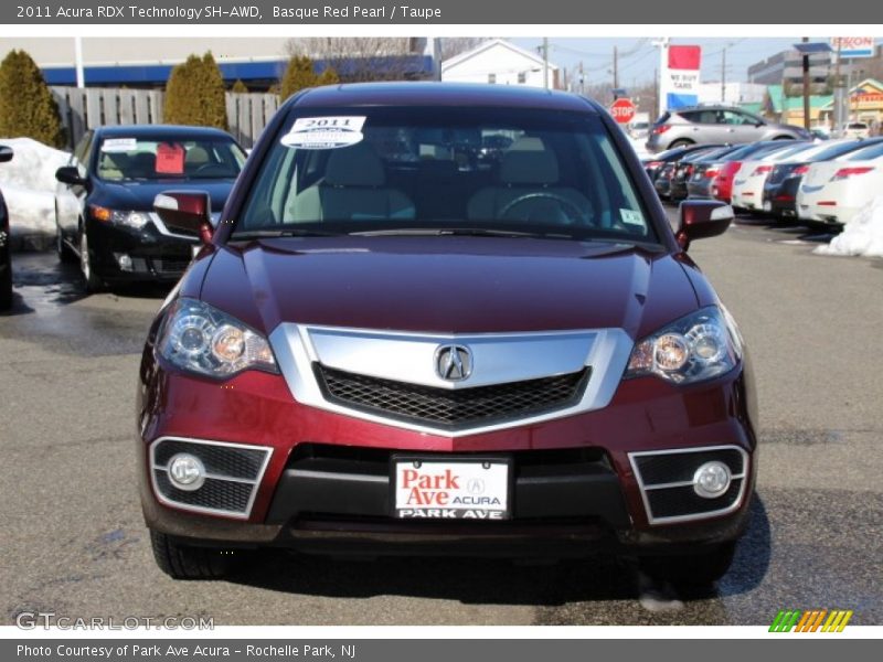 Basque Red Pearl / Taupe 2011 Acura RDX Technology SH-AWD