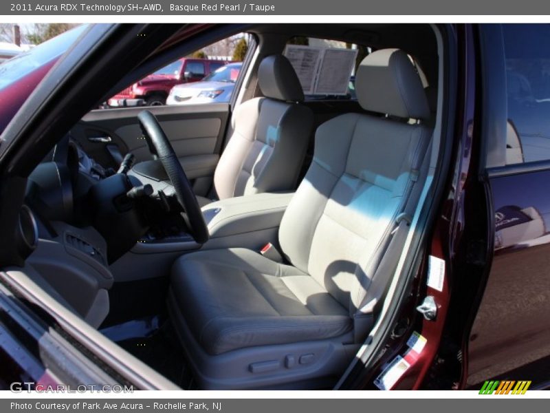 Basque Red Pearl / Taupe 2011 Acura RDX Technology SH-AWD
