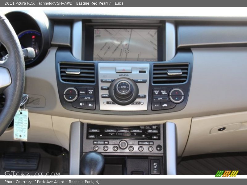 Basque Red Pearl / Taupe 2011 Acura RDX Technology SH-AWD