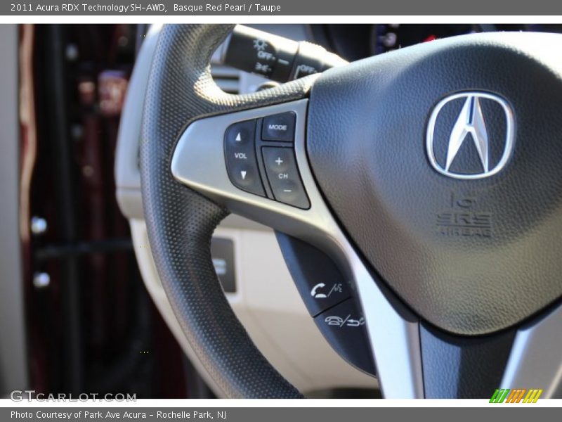 Basque Red Pearl / Taupe 2011 Acura RDX Technology SH-AWD
