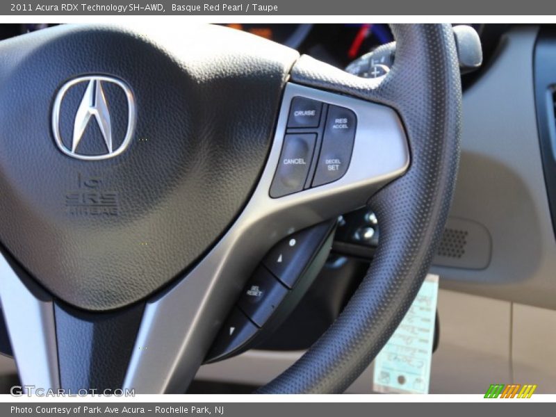 Basque Red Pearl / Taupe 2011 Acura RDX Technology SH-AWD