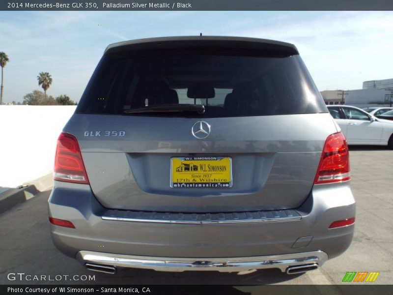 Palladium Silver Metallic / Black 2014 Mercedes-Benz GLK 350