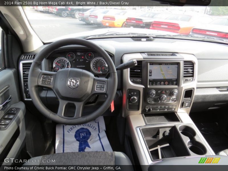 Dashboard of 2014 2500 Big Horn Mega Cab 4x4