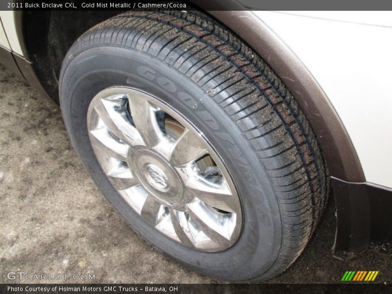Gold Mist Metallic / Cashmere/Cocoa 2011 Buick Enclave CXL