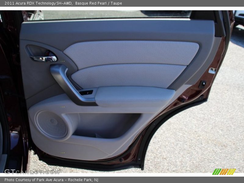 Basque Red Pearl / Taupe 2011 Acura RDX Technology SH-AWD