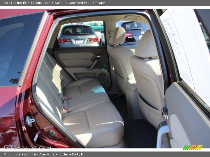 Basque Red Pearl / Taupe 2011 Acura RDX Technology SH-AWD