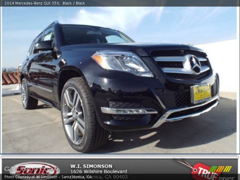 Black / Black 2014 Mercedes-Benz GLK 350