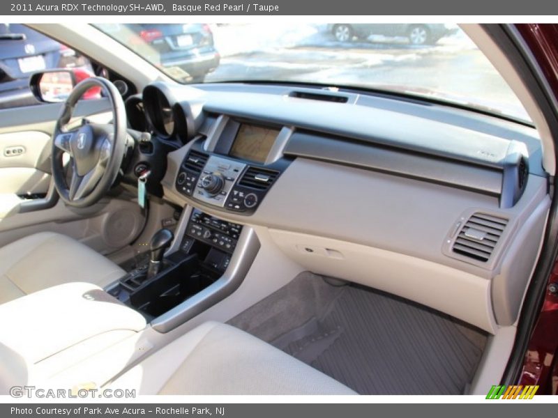 Basque Red Pearl / Taupe 2011 Acura RDX Technology SH-AWD