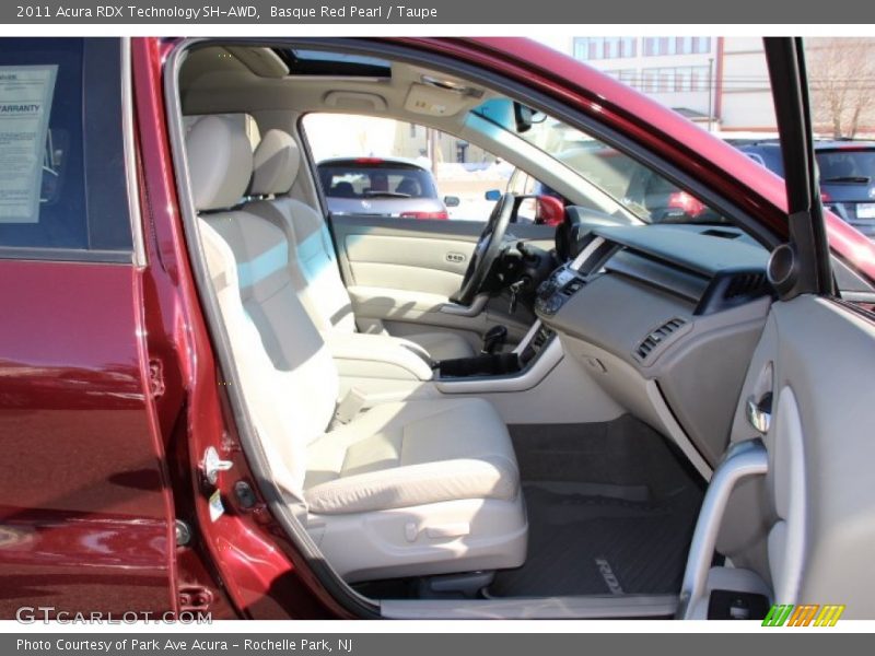 Basque Red Pearl / Taupe 2011 Acura RDX Technology SH-AWD