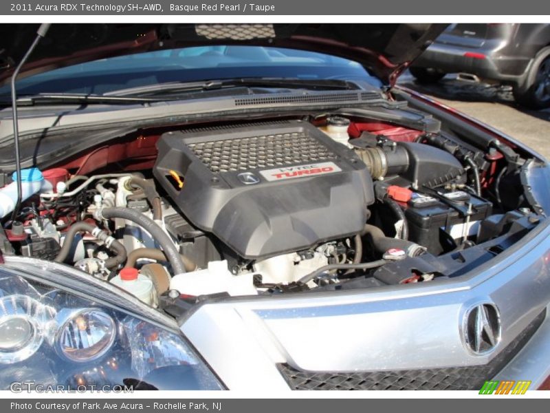 Basque Red Pearl / Taupe 2011 Acura RDX Technology SH-AWD