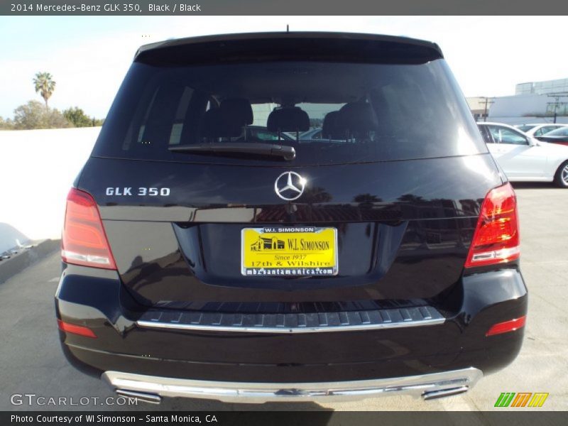 Black / Black 2014 Mercedes-Benz GLK 350
