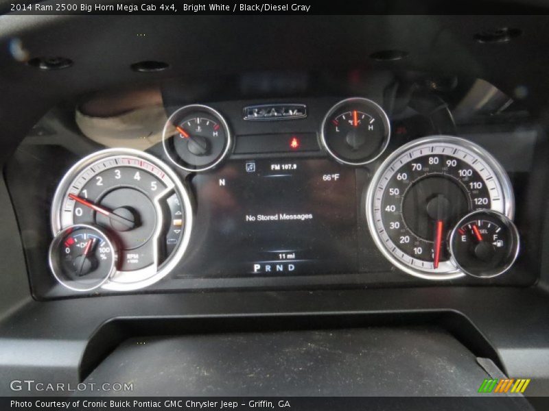  2014 2500 Big Horn Mega Cab 4x4 Big Horn Mega Cab 4x4 Gauges