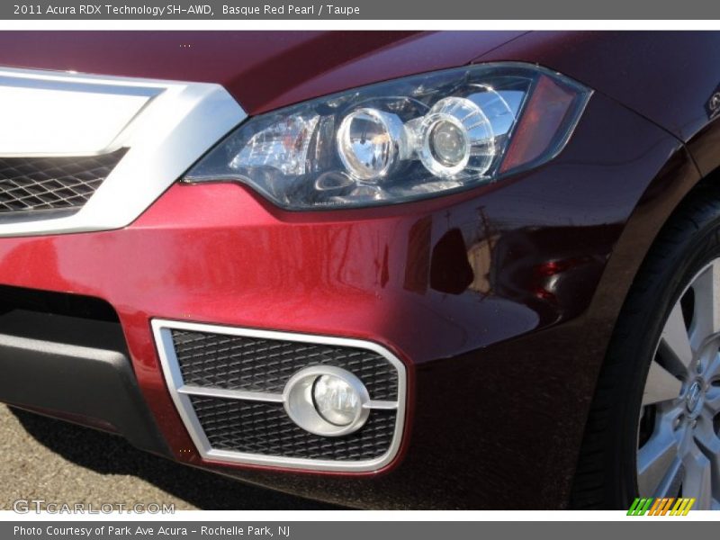 Basque Red Pearl / Taupe 2011 Acura RDX Technology SH-AWD