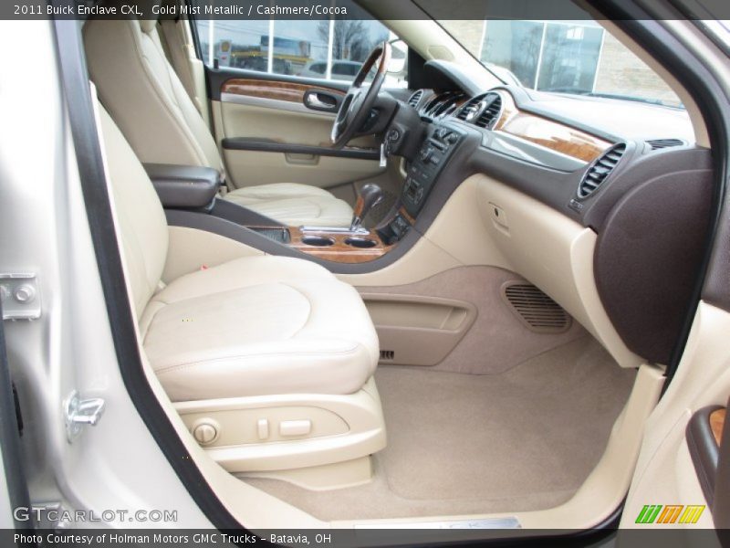 Gold Mist Metallic / Cashmere/Cocoa 2011 Buick Enclave CXL