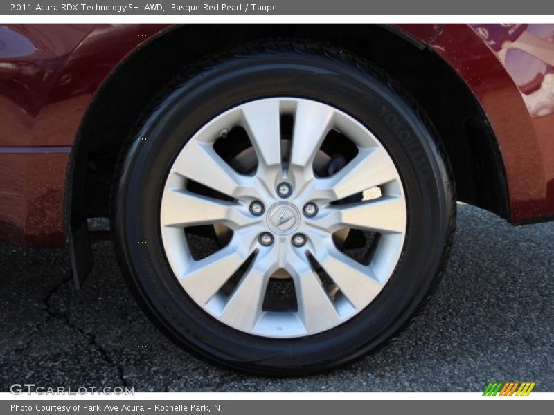 Basque Red Pearl / Taupe 2011 Acura RDX Technology SH-AWD