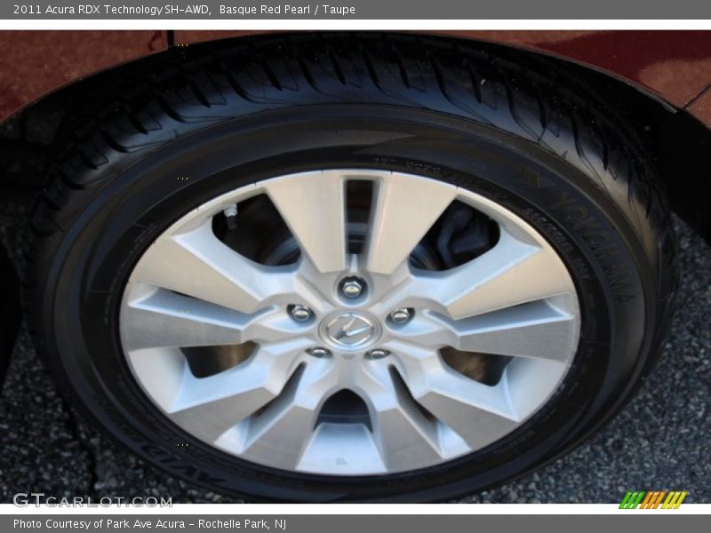 Basque Red Pearl / Taupe 2011 Acura RDX Technology SH-AWD