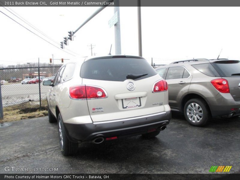 Gold Mist Metallic / Cashmere/Cocoa 2011 Buick Enclave CXL