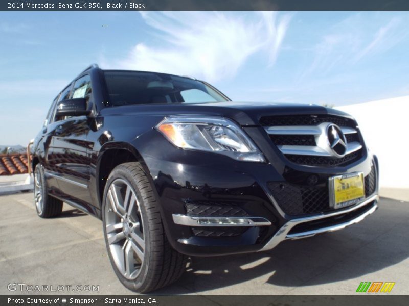Black / Black 2014 Mercedes-Benz GLK 350