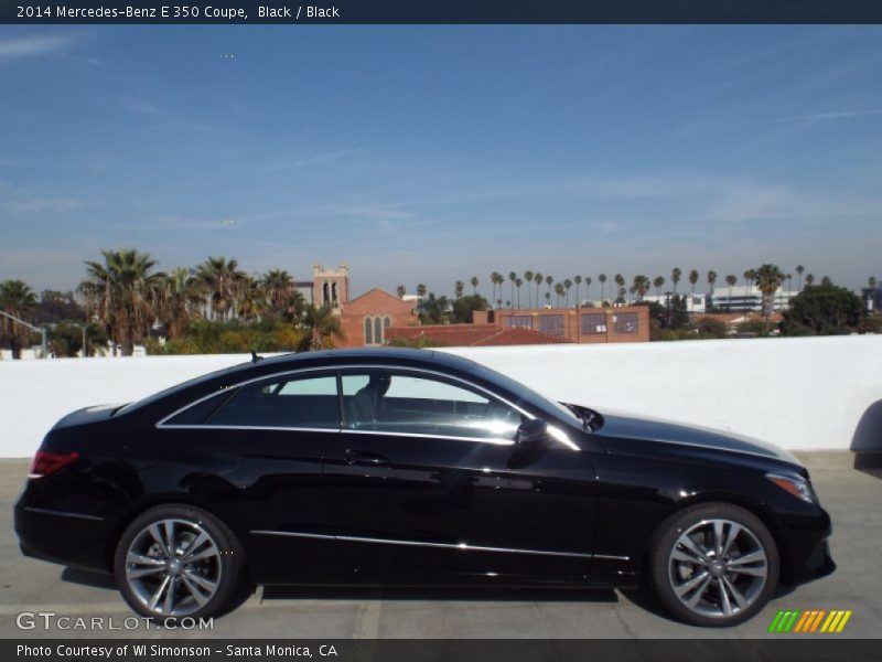 Black / Black 2014 Mercedes-Benz E 350 Coupe