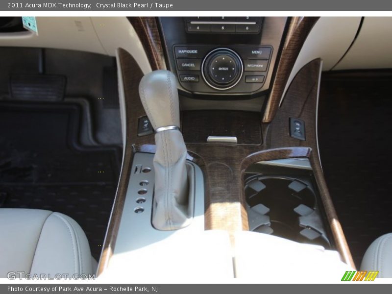 Crystal Black Pearl / Taupe 2011 Acura MDX Technology