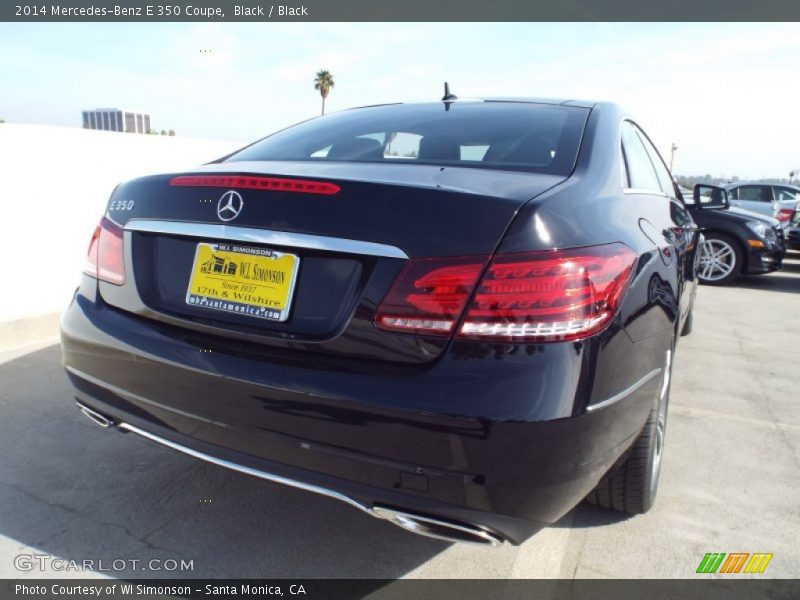 Black / Black 2014 Mercedes-Benz E 350 Coupe