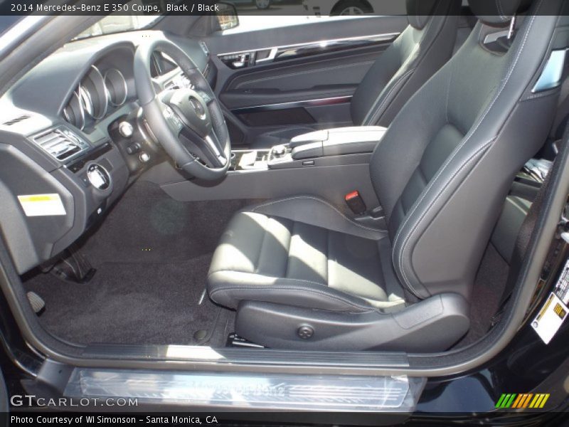 Black / Black 2014 Mercedes-Benz E 350 Coupe