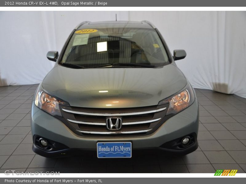 Opal Sage Metallic / Beige 2012 Honda CR-V EX-L 4WD