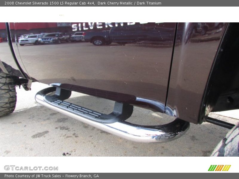 Dark Cherry Metallic / Dark Titanium 2008 Chevrolet Silverado 1500 LS Regular Cab 4x4